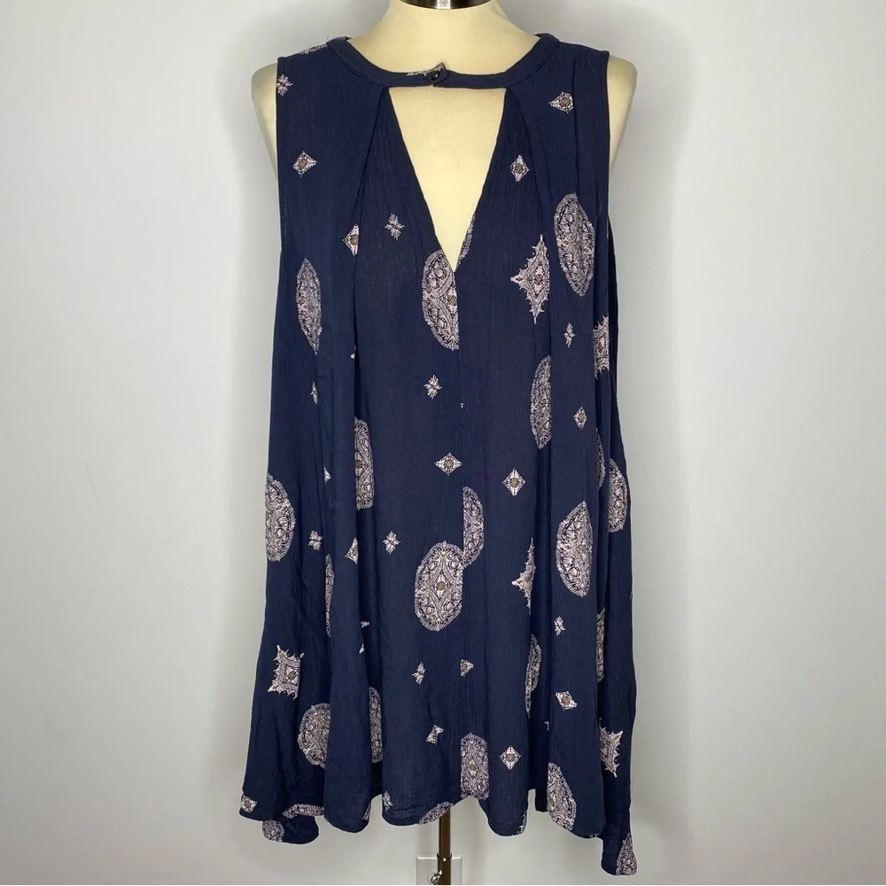 Free People Tree Swing Sleeveless Tunic